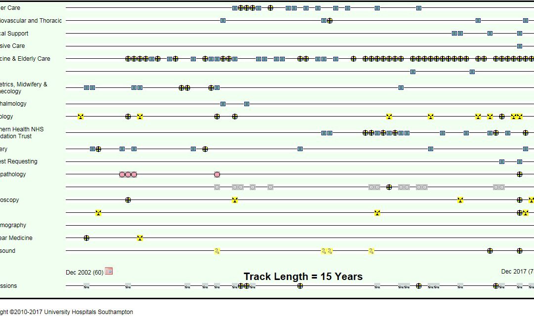 Whole of life visualisation of master data for engineering entities